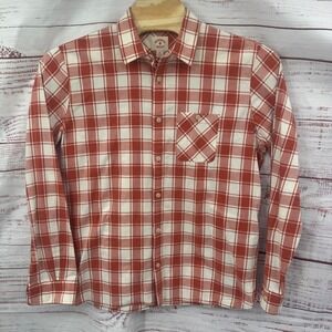 Brooks Brothers Shirt Mens XL Red Fleece Plaid Long Sleeve Button Down‎ Casual